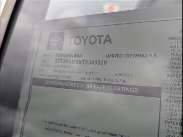 new 2026 Toyota Tundra car, priced at $64,866