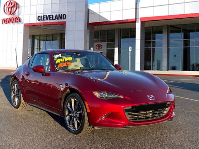 used 2021 Mazda MX-5 Miata RF car, priced at $20,994