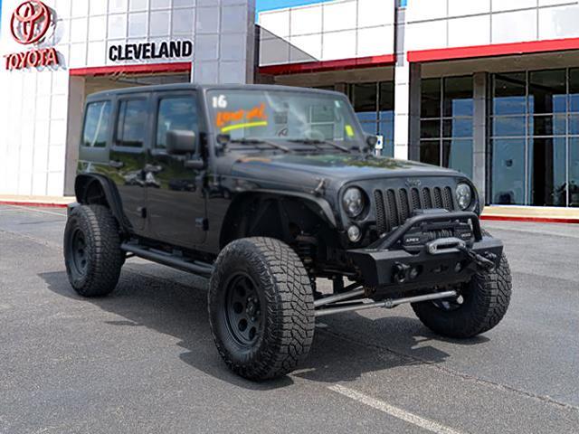 used 2016 Jeep Wrangler Unlimited car, priced at $24,991