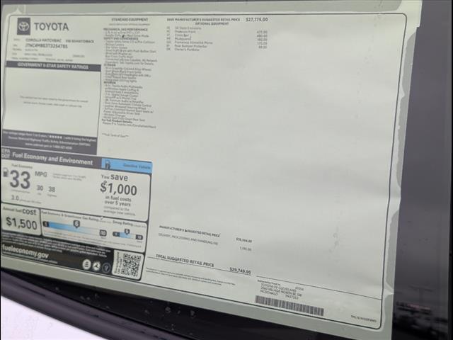 new 2026 Toyota Corolla car, priced at $29,749