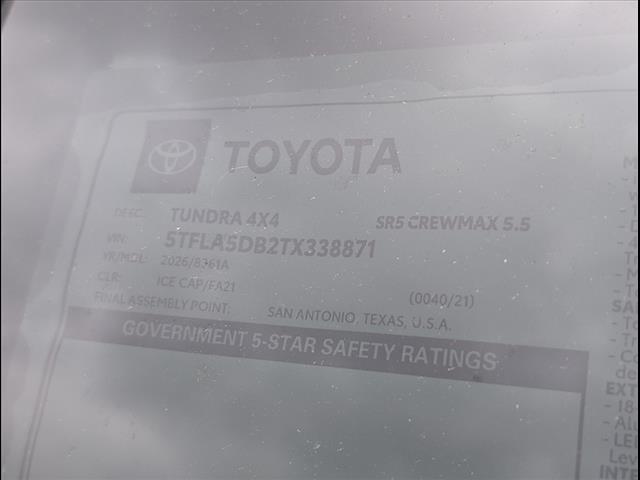 new 2026 Toyota Tundra car, priced at $57,605