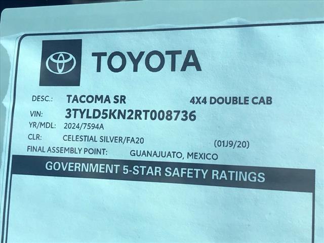 new 2024 Toyota Tacoma car, priced at $39,700