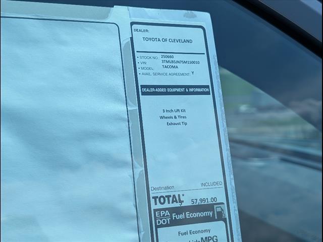 new 2025 Toyota Tacoma car, priced at $57,991