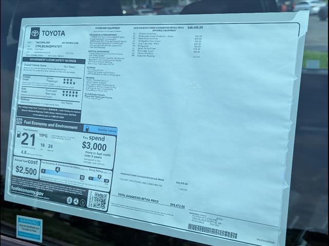 new 2025 Toyota Tacoma car, priced at $44,473