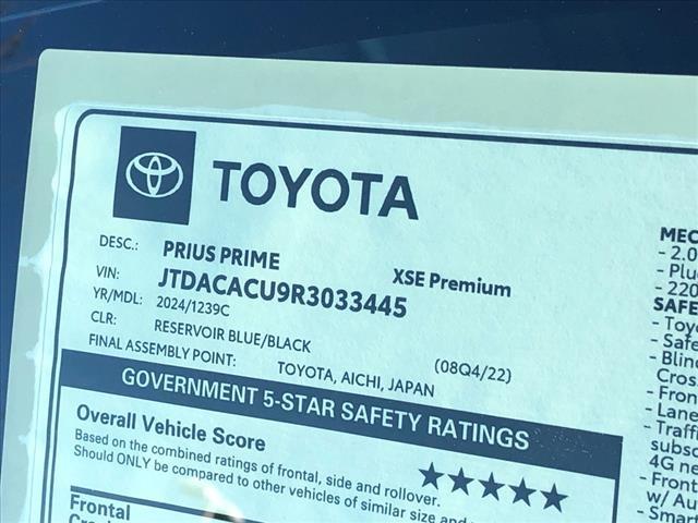 new 2024 Toyota Prius Prime car, priced at $43,433