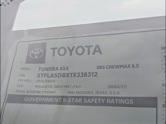 new 2026 Toyota Tundra car, priced at $64,916