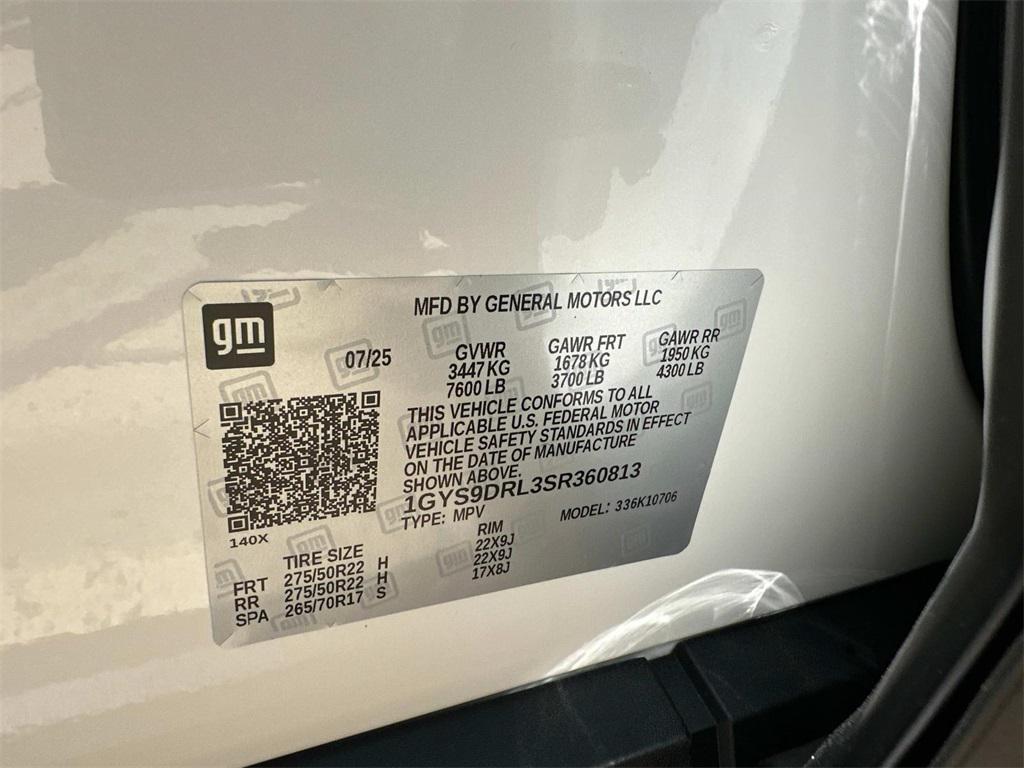 new 2025 Cadillac Escalade car, priced at $123,895