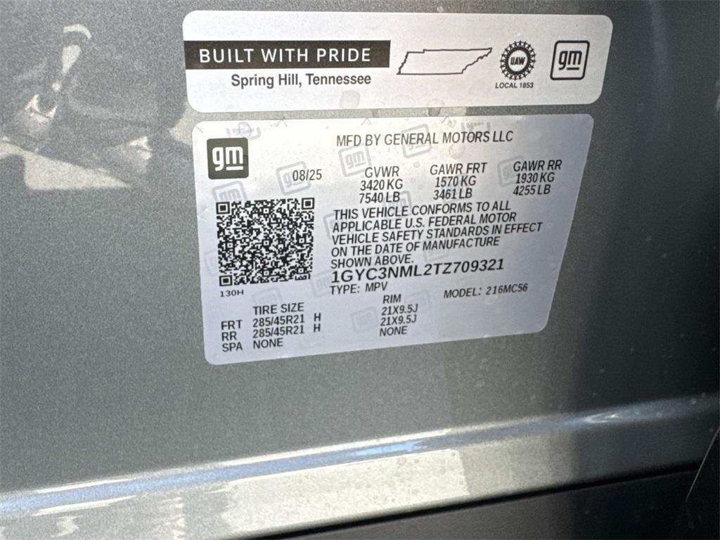 new 2026 Cadillac VISTIQ car, priced at $81,385