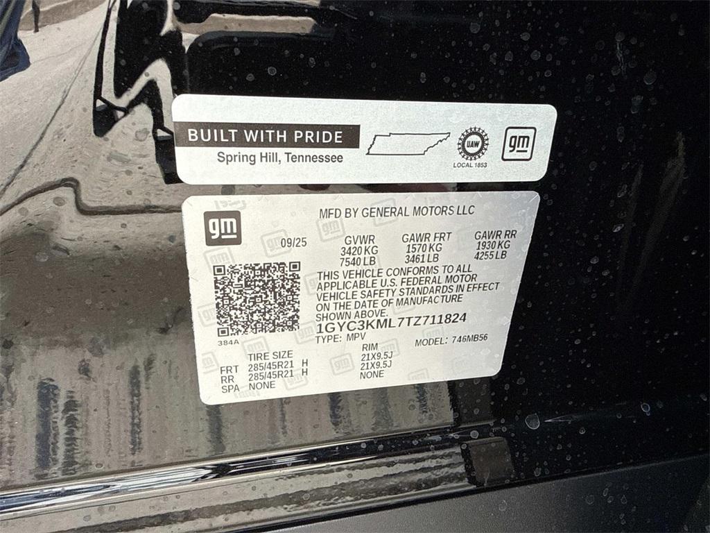 new 2026 Cadillac VISTIQ car, priced at $79,990