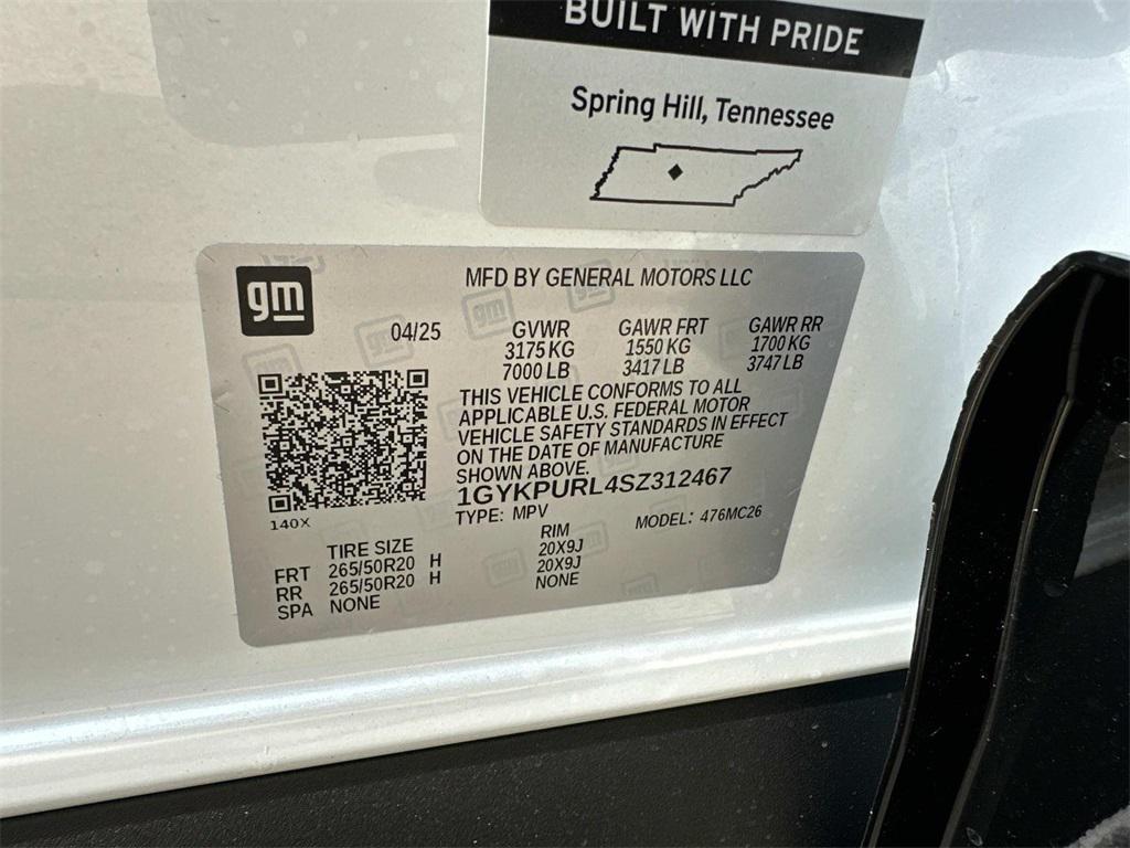 new 2025 Cadillac LYRIQ car, priced at $65,315