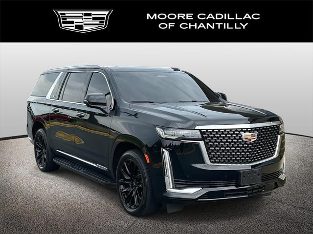 used 2021 Cadillac Escalade ESV car, priced at $48,000