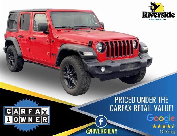 used 2022 Jeep Wrangler Unlimited car, priced at $29,995