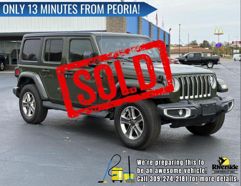 used 2022 Jeep Wrangler Unlimited car, priced at $31,344