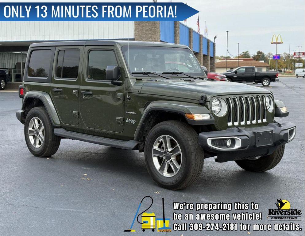 used 2022 Jeep Wrangler Unlimited car, priced at $31,344