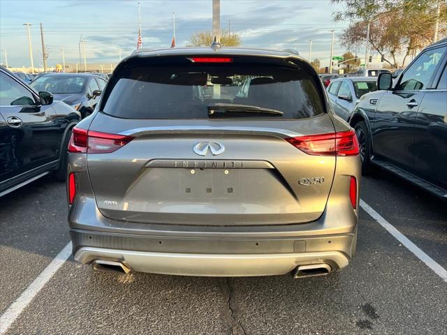 used 2021 INFINITI QX50 car, priced at $30,959