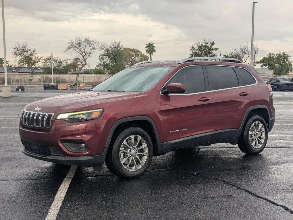 used 2021 Jeep Cherokee car, priced at $18,877