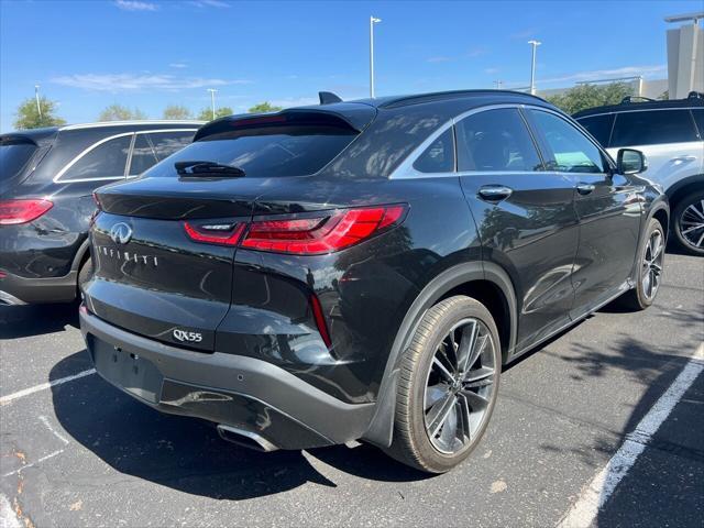 used 2022 INFINITI QX55 car, priced at $34,999