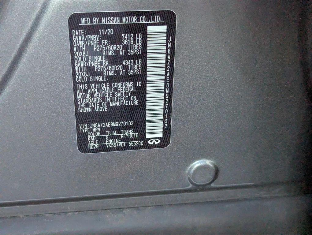 used 2021 INFINITI QX80 car, priced at $29,988