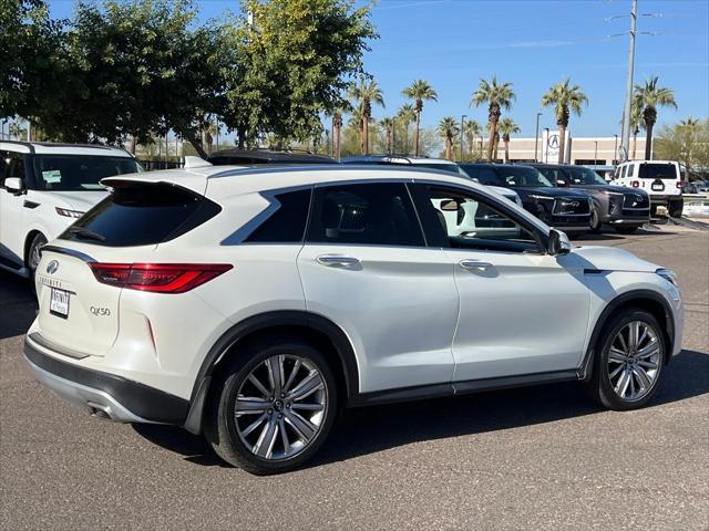 used 2021 INFINITI QX50 car, priced at $31,875