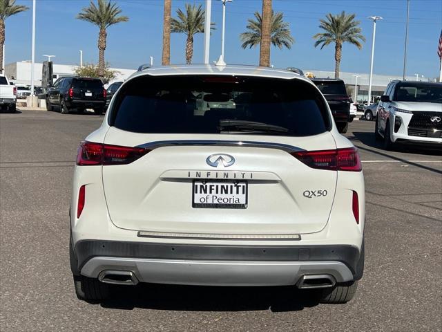 used 2021 INFINITI QX50 car, priced at $31,875