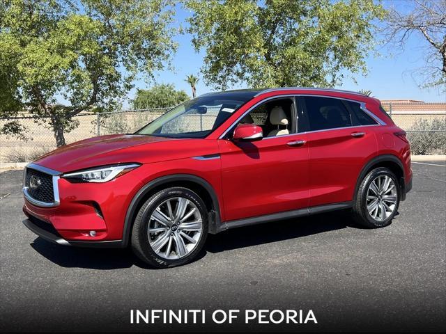 used 2021 INFINITI QX50 car, priced at $29,211