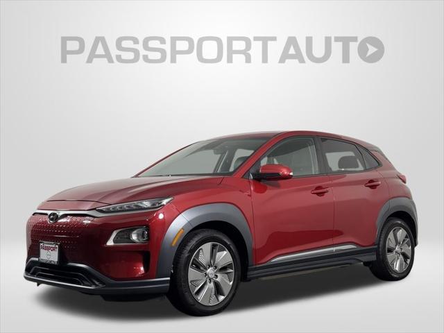 used 2021 Hyundai Kona EV car, priced at $14,900