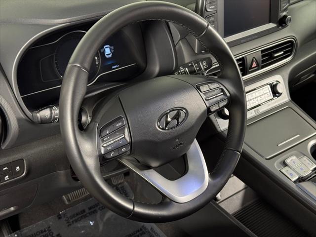 used 2021 Hyundai Kona EV car, priced at $14,900