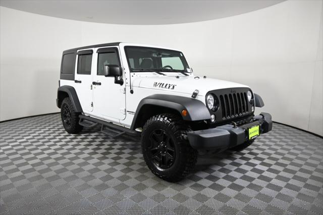 used 2017 Jeep Wrangler Unlimited car, priced at $22,497