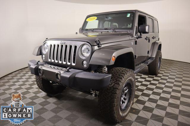 used 2018 Jeep Wrangler JK Unlimited car, priced at $23,300