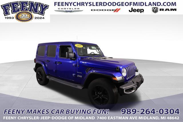 used 2019 Jeep Wrangler Unlimited car, priced at $34,989