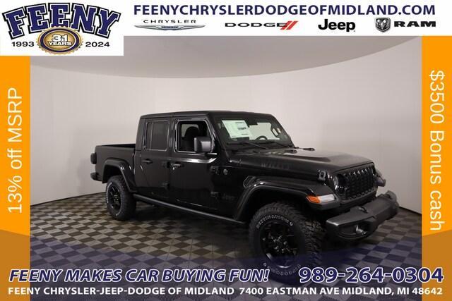 new 2024 Jeep Gladiator car, priced at $46,615