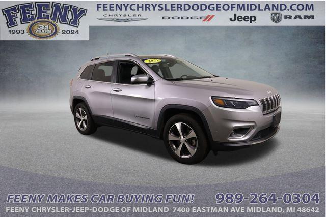 used 2021 Jeep Cherokee car, priced at $23,670
