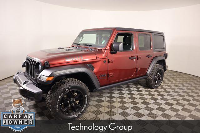 used 2021 Jeep Wrangler Unlimited car, priced at $31,500