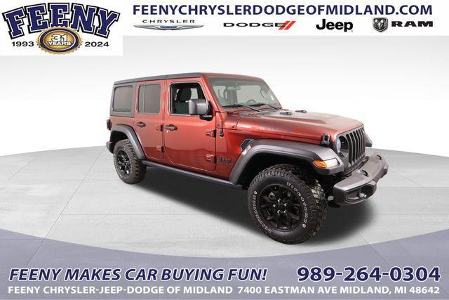 used 2021 Jeep Wrangler Unlimited car, priced at $31,500