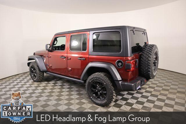 used 2021 Jeep Wrangler Unlimited car, priced at $31,500