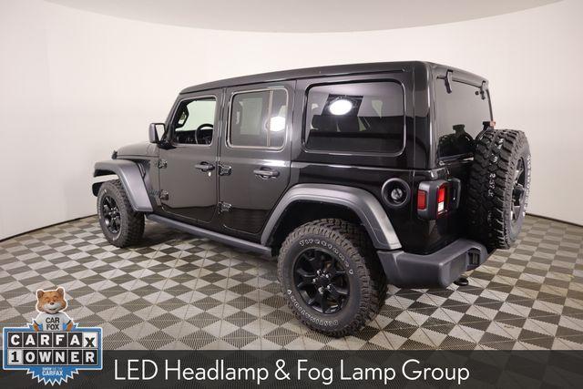 used 2021 Jeep Wrangler Unlimited car, priced at $34,952
