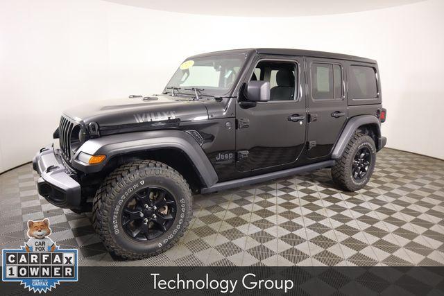 used 2021 Jeep Wrangler Unlimited car, priced at $34,952