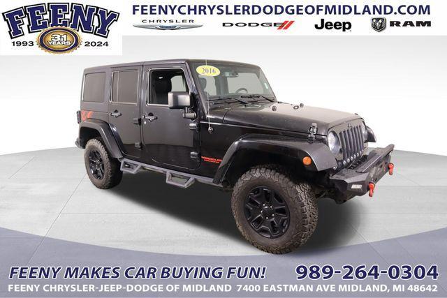 used 2016 Jeep Wrangler Unlimited car, priced at $21,750