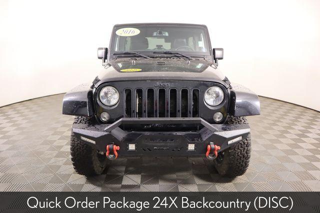 used 2016 Jeep Wrangler Unlimited car, priced at $21,289