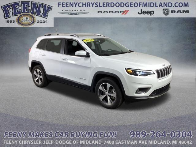 used 2021 Jeep Cherokee car, priced at $24,684