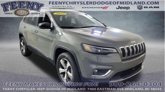 used 2022 Jeep Cherokee car, priced at $24,856