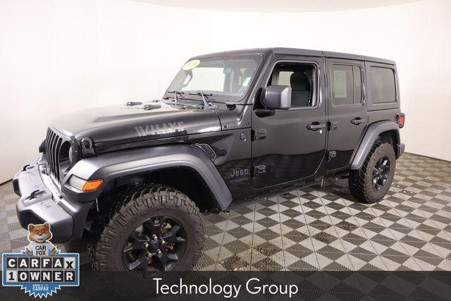 used 2020 Jeep Wrangler Unlimited car, priced at $27,924