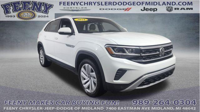 used 2021 Volkswagen Atlas Cross Sport car, priced at $25,499