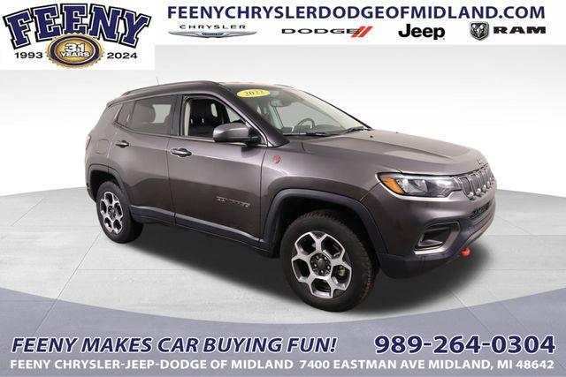 used 2022 Jeep Compass car, priced at $23,179