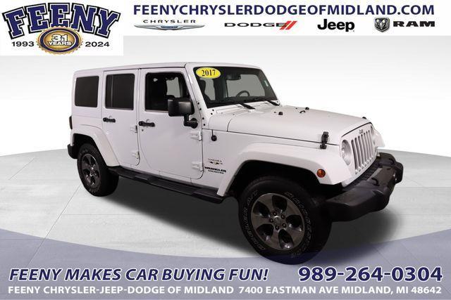 used 2017 Jeep Wrangler Unlimited car, priced at $21,989