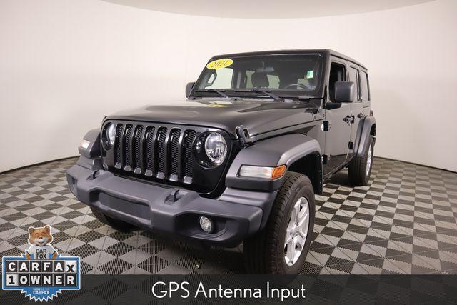 used 2021 Jeep Wrangler Unlimited car, priced at $26,789