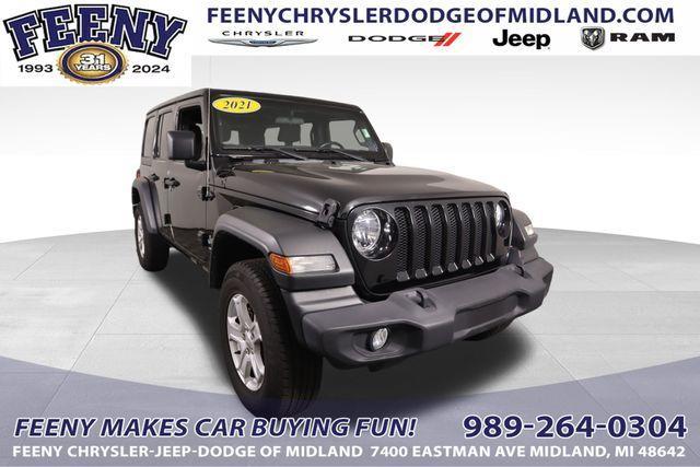 used 2021 Jeep Wrangler Unlimited car, priced at $26,789