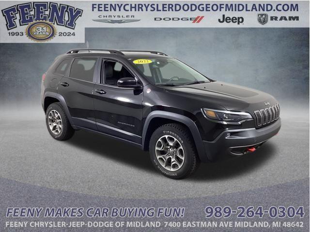 used 2022 Jeep Cherokee car, priced at $24,788