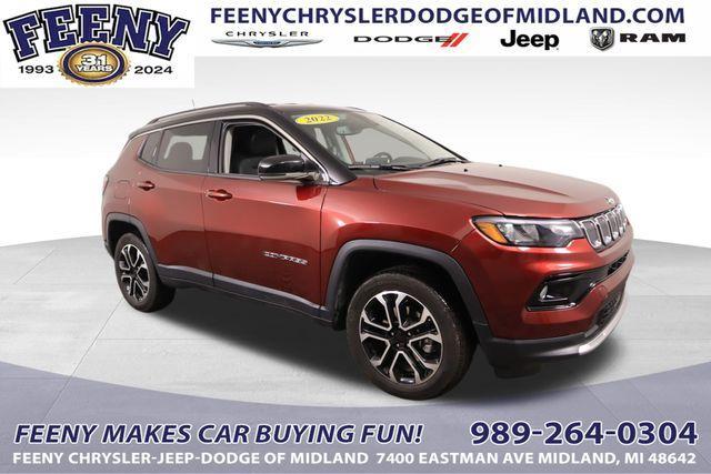 used 2022 Jeep Compass car, priced at $24,325