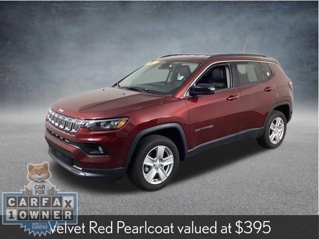 used 2022 Jeep Compass car, priced at $20,600